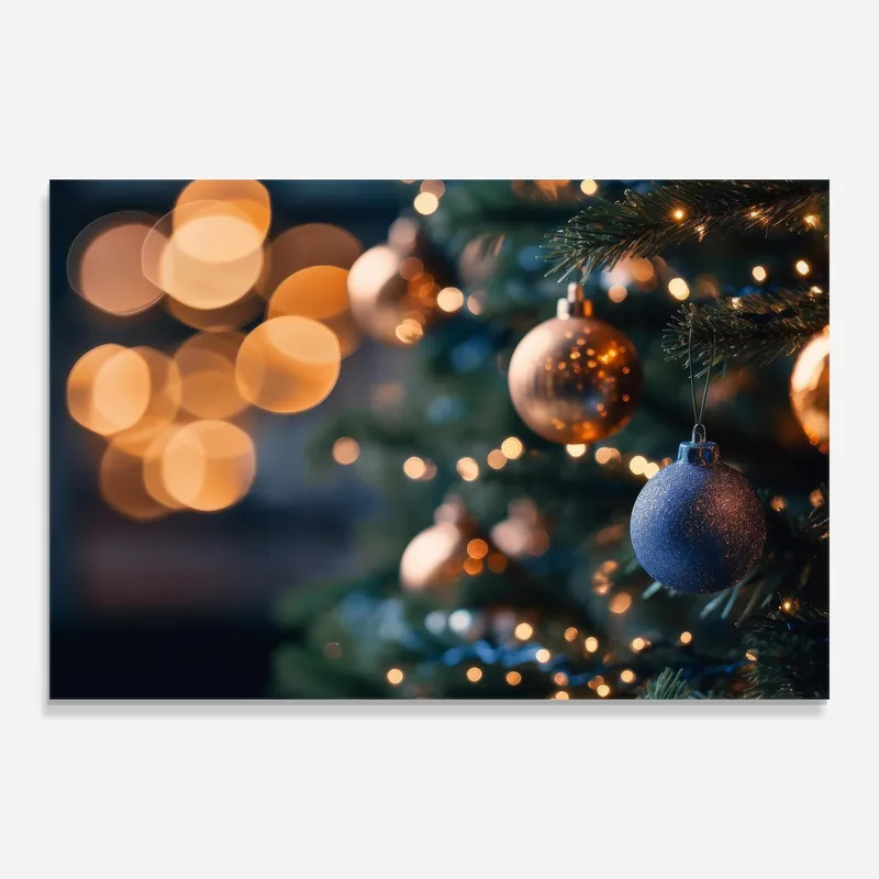 Glasbild Merry Christmas Tree Knallerangebot