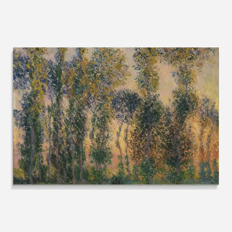 Wochenendangebot Glasbild Poplars At Giverny