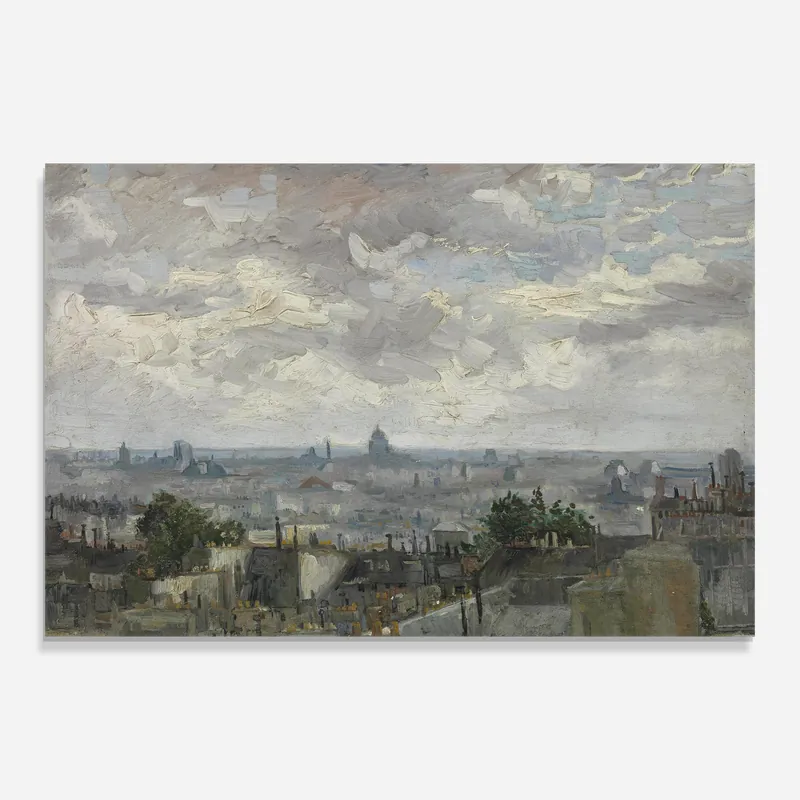 Glasbild Gezicht Op Paris Preis Gesenkt