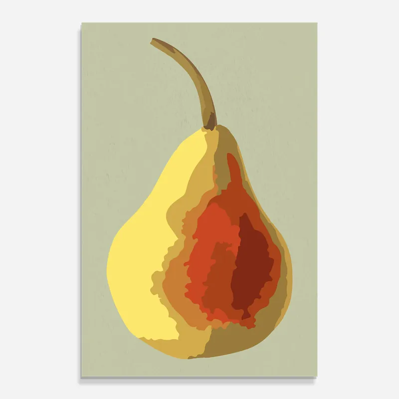 Glasbild Pear Art Kracherpreis