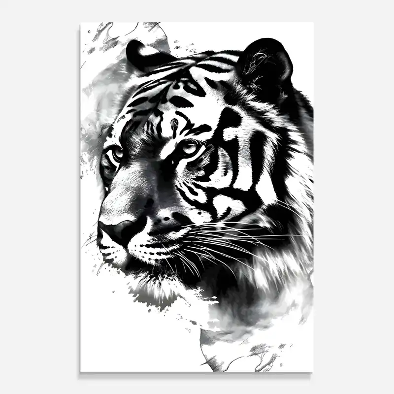 Glasbild Wonderful Tiger Finale Aktion