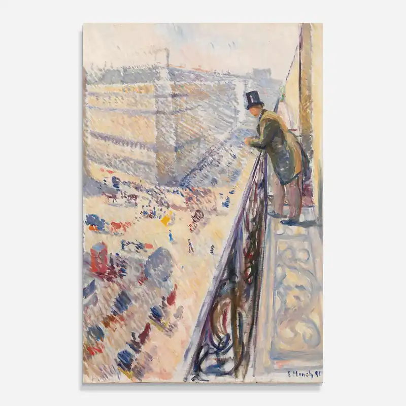 Glasbild Rue Lafayette Neue Ware