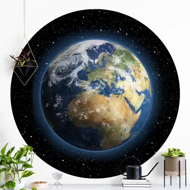 My Earth Runde Fototapete Sofort Bestellen