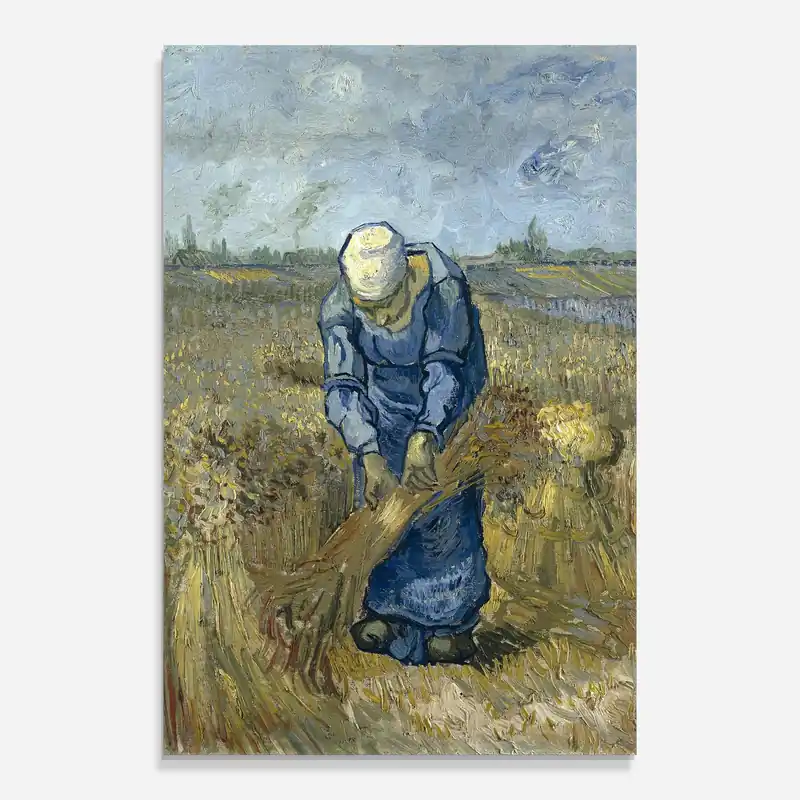 Glasbild Woman Sheaves Preiswert