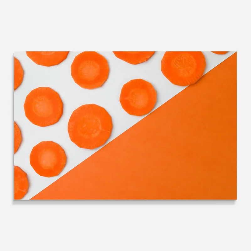 Glasbild Strong Orange Carrot Super-Preis