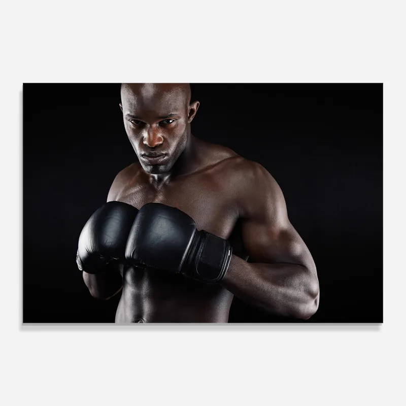 Glasbild Powerful Fighter Markenware
