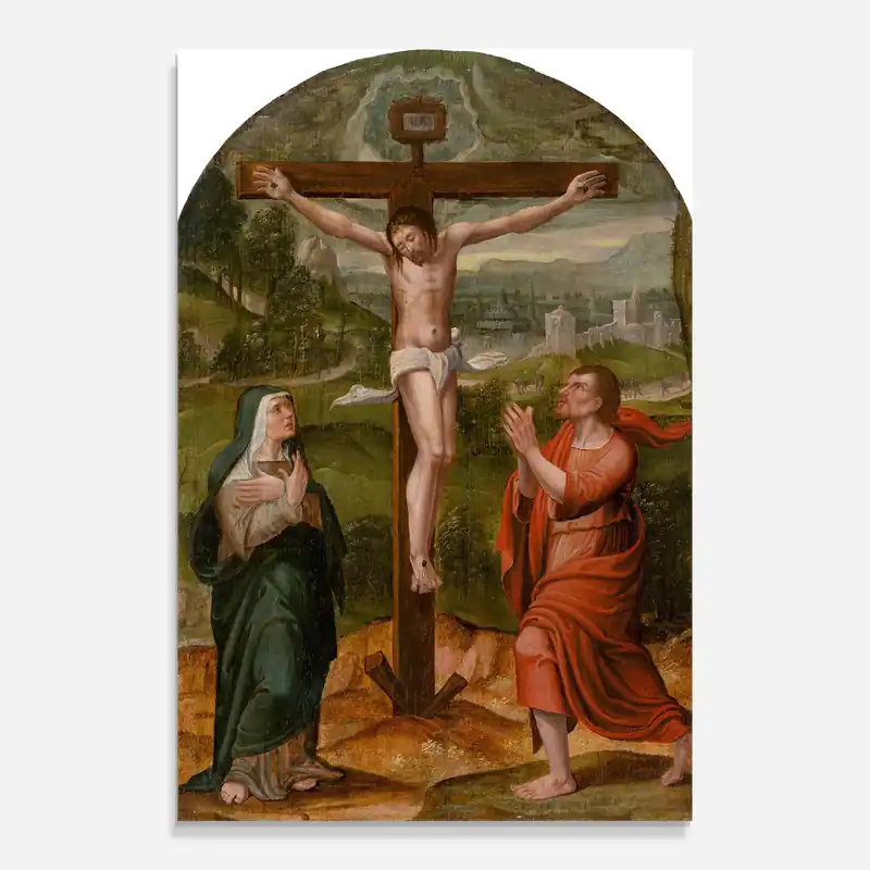 Glasbild Praying To Jesus Schneller Versand
