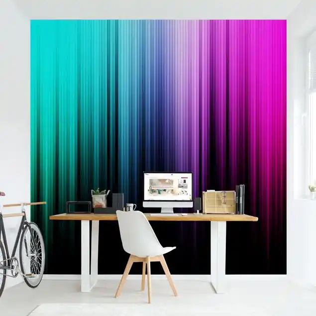 Rainbow Display Fototapete • Vliestapete + Kleister • hergestellt in Deutschland Günstig
