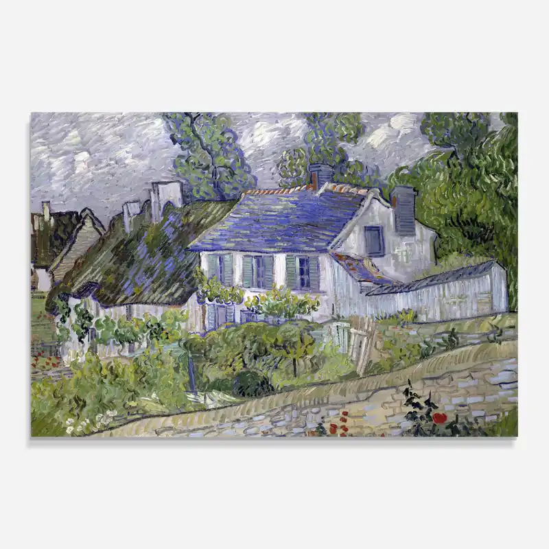 Glasbild Houses At Auvers Schneller Versand
