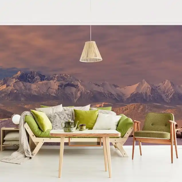 Top-Angebot Hohe Tatra am Morgen Fototapete • Vliestapete + Kleister • hergestellt in Deutschland