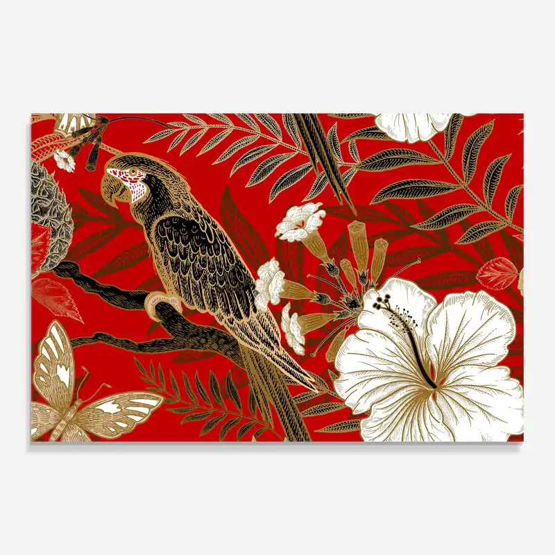 Garantierte Lieferung Glasbild Gold Red Carrot