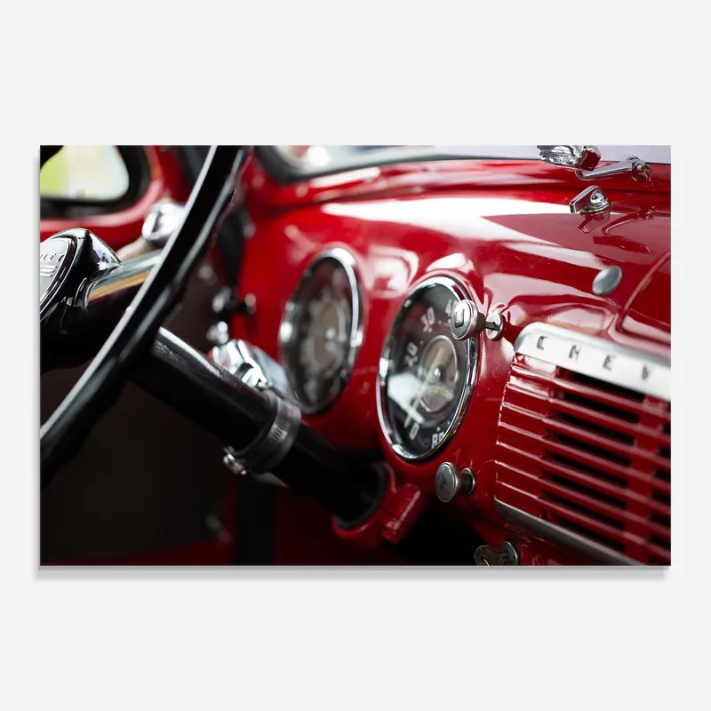 Glasbild Shiny Clean Car Gratis Versand