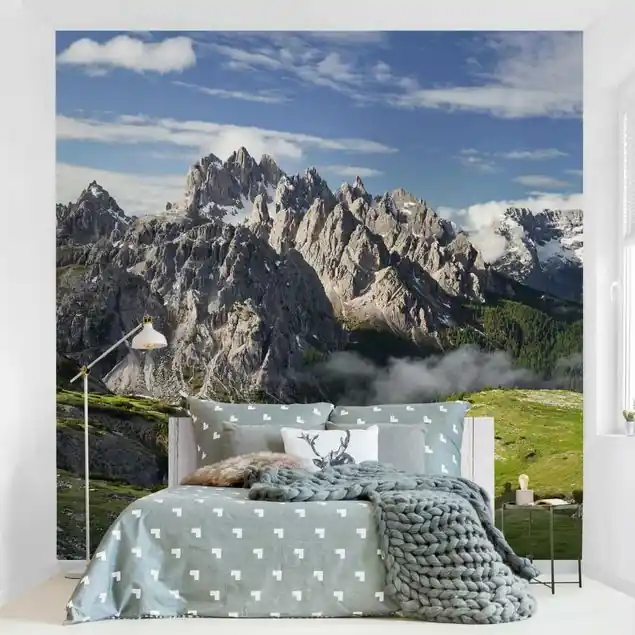 Italienische Alpen Fototapete • Vliestapete + Kleister • hergestellt in Deutschland Knallerangebot