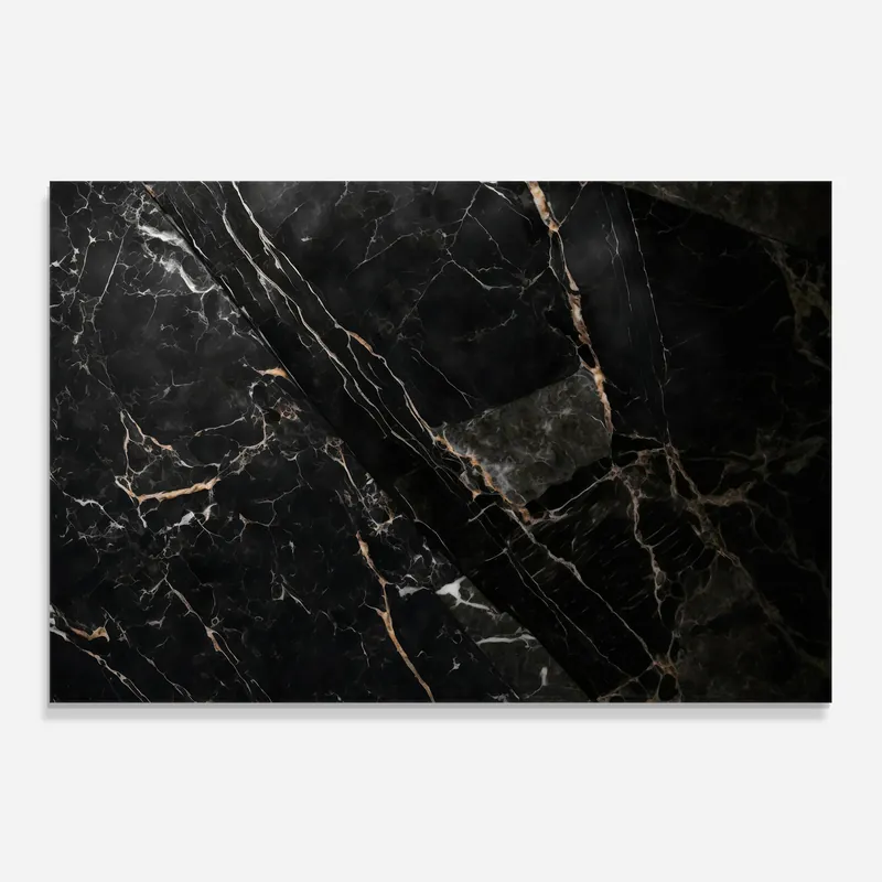 Küchenrückwand Glas Black Brown Marble Meistverkauft