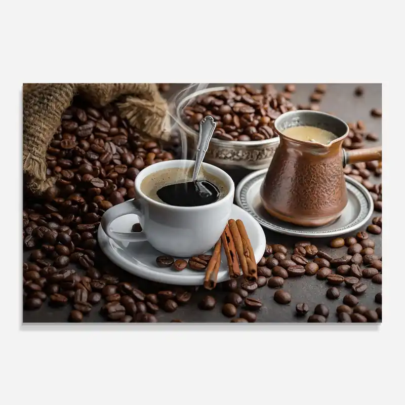 Top-Angebot Küchenrückwand Glas Black Coffee Beans