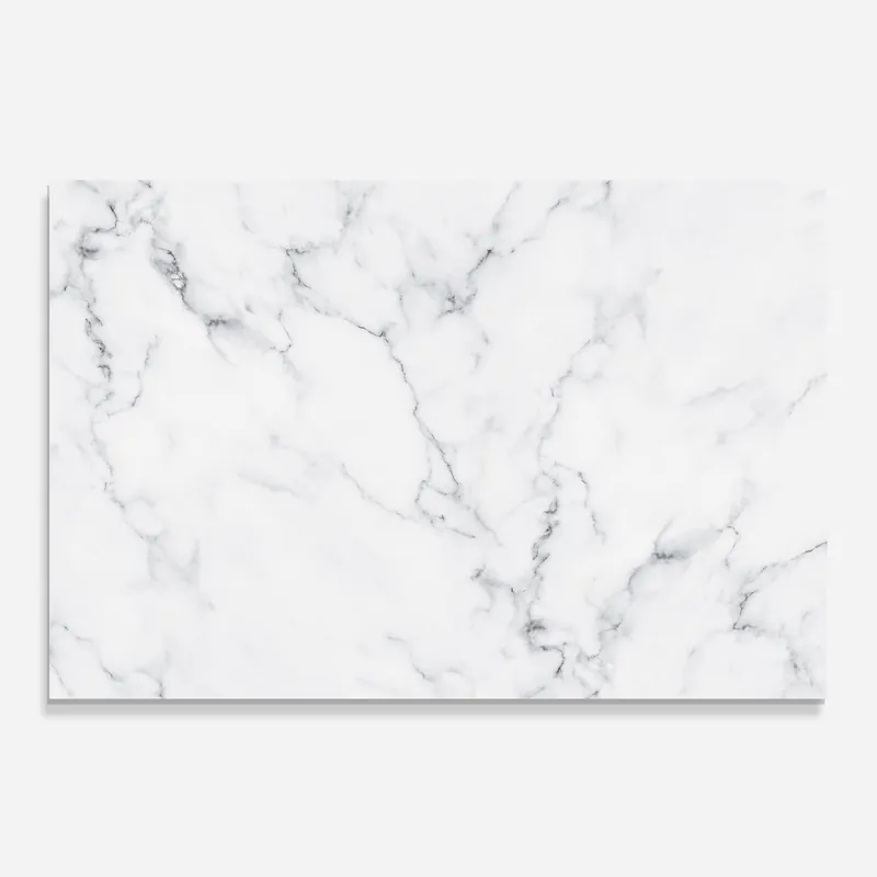 Gratis Versand Küchenrückwand Glas White Marble Texture