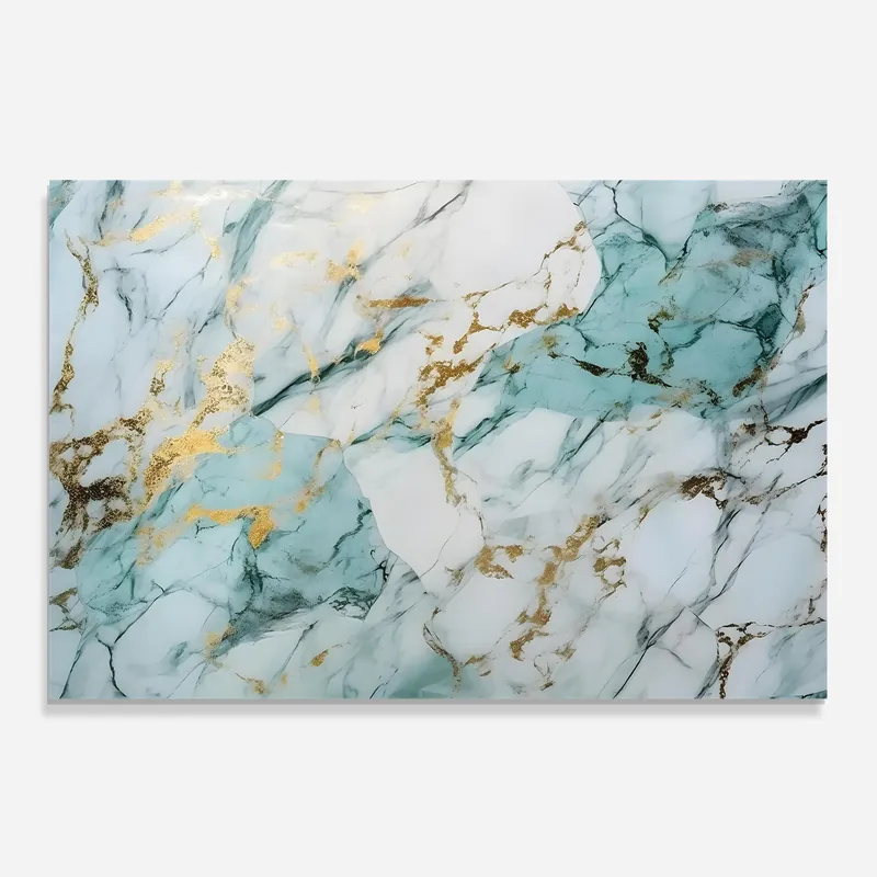 Küchenrückwand Glas Light Green Gold Line Angebot