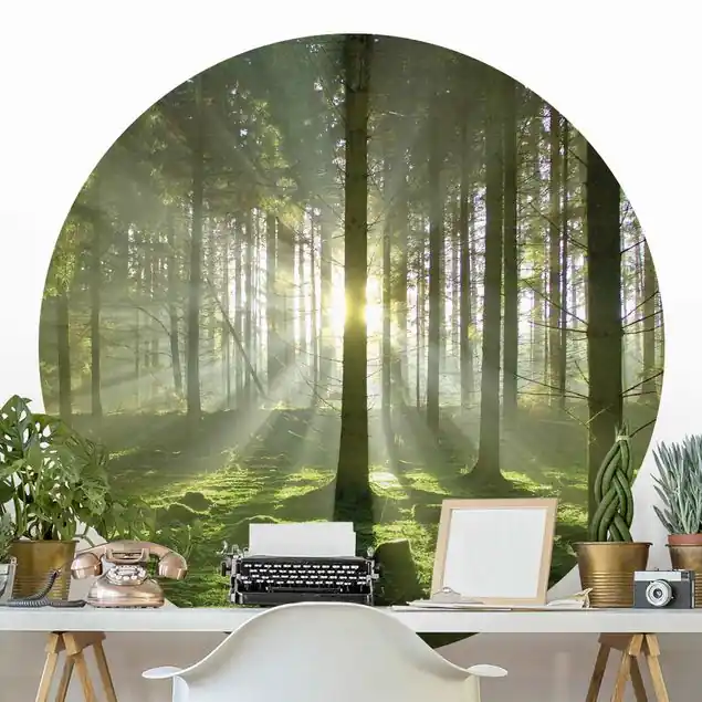 Direkt Vom Hersteller Spring Fairytale Runde Fototapete