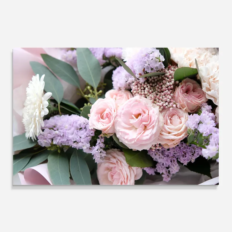 Begrenztes Angebot Küchenrückwand Glas Beautiful Pink Roses
