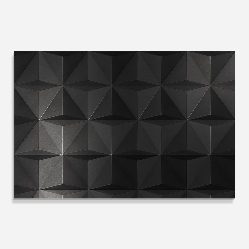 Garantierte Lieferung Küchenrückwand Glas Black Shade Triangle