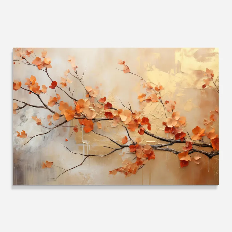 Günstig Küchenrückwand Glas Autumn Nature Art