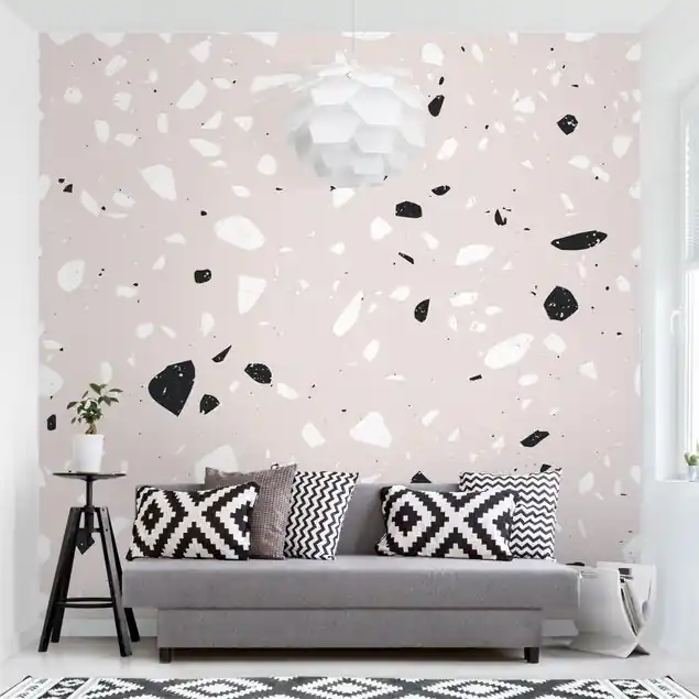 Mega-Angebot Terrazzo Muster Milano Fototapete • Vliestapete + Kleister • hergestellt in Deutschland