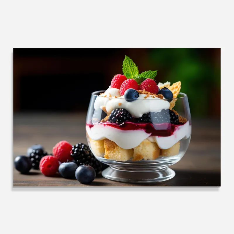 Heißes Angebot Küchenrückwand Glas Cup Sweet Dessert