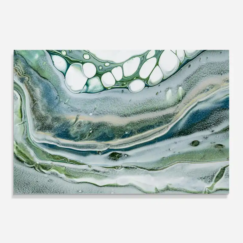 Top-Angebot Küchenrückwand Glas Dark Green Liquid