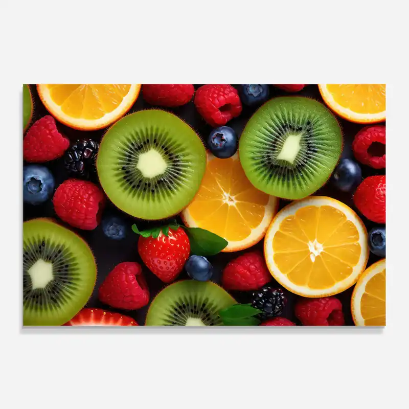 Bestseller Küchenrückwand Glas Kiwi Fruit Mix