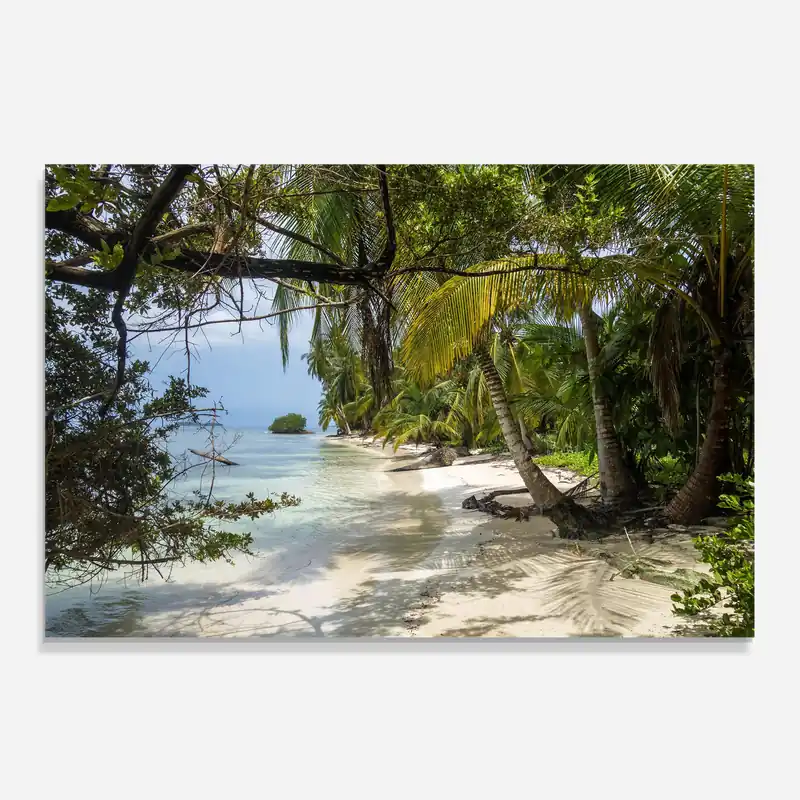 Küchenrückwand Glas Island Beach Sale