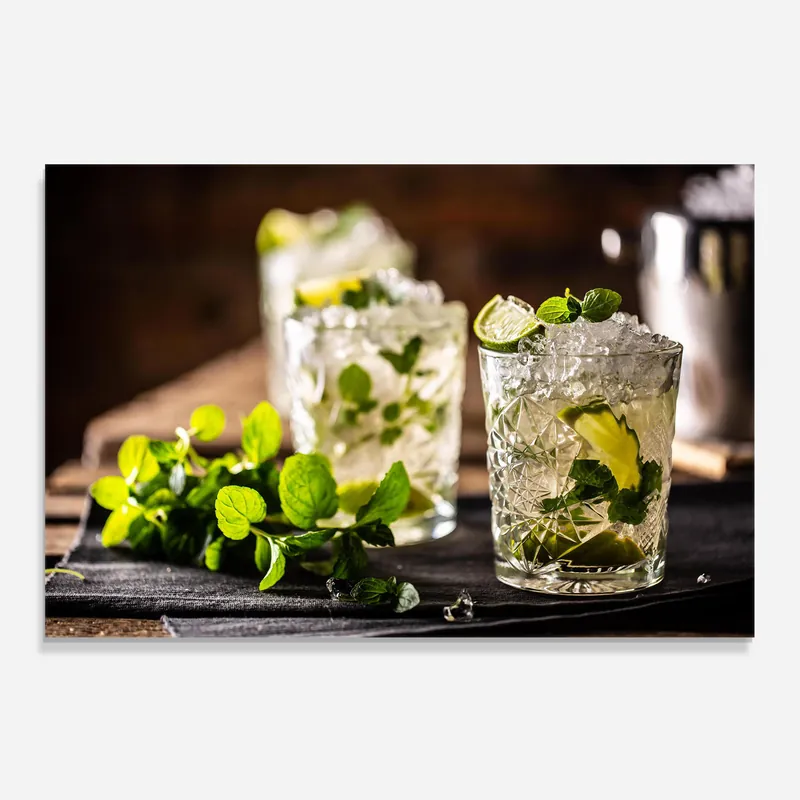 Neue Kollektion Küchenrückwand Glas Fresh Mint Lime