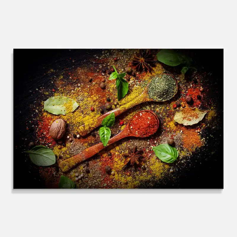 Küchenrückwand Glas Oriental Spices Preisknaller