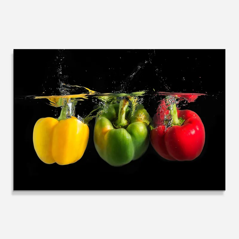 Neue Ware Küchenrückwand Glas Bellpepper Nice Splash