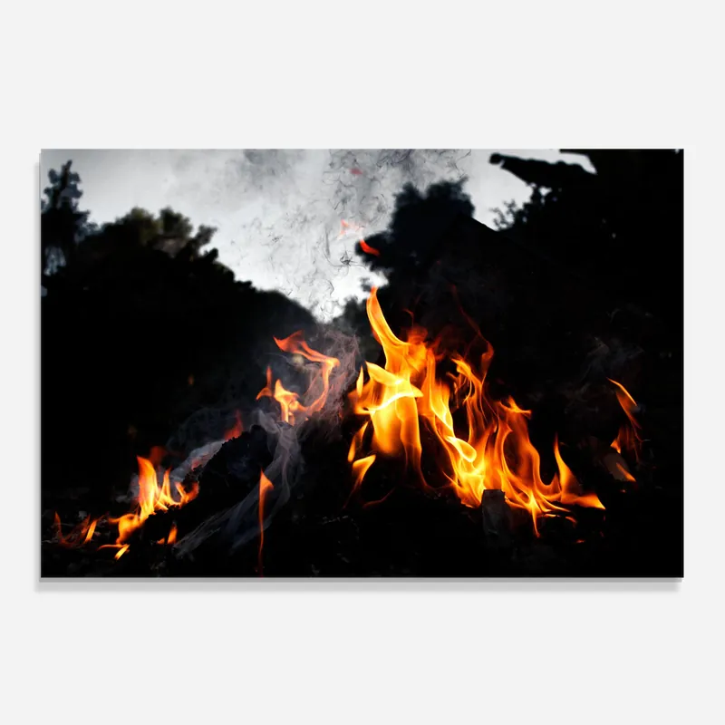Angebot Küchenrückwand Glas Incendiary Light