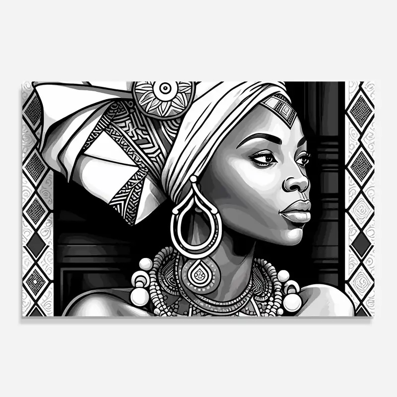 Neue Kollektion Küchenrückwand Glas African Lady