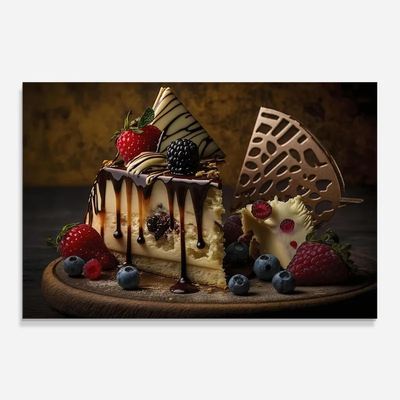 Küchenrückwand Glas Cheesecake Chocolate Neue Kollektion