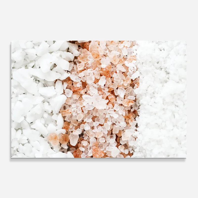 Küchenrückwand Glas Closeup Mixed Salt Top-Angebot