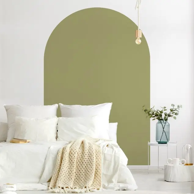 Mellow Matcha Rundbogen Tapete Sichere Zahlung
