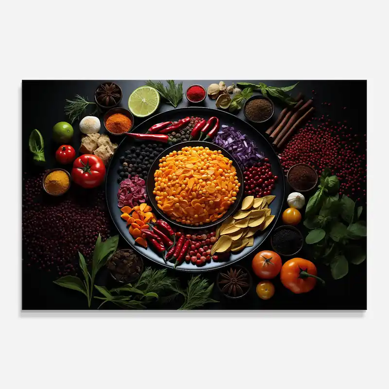 Küchenrückwand Glas Pretty Spice Plate Top-Preis
