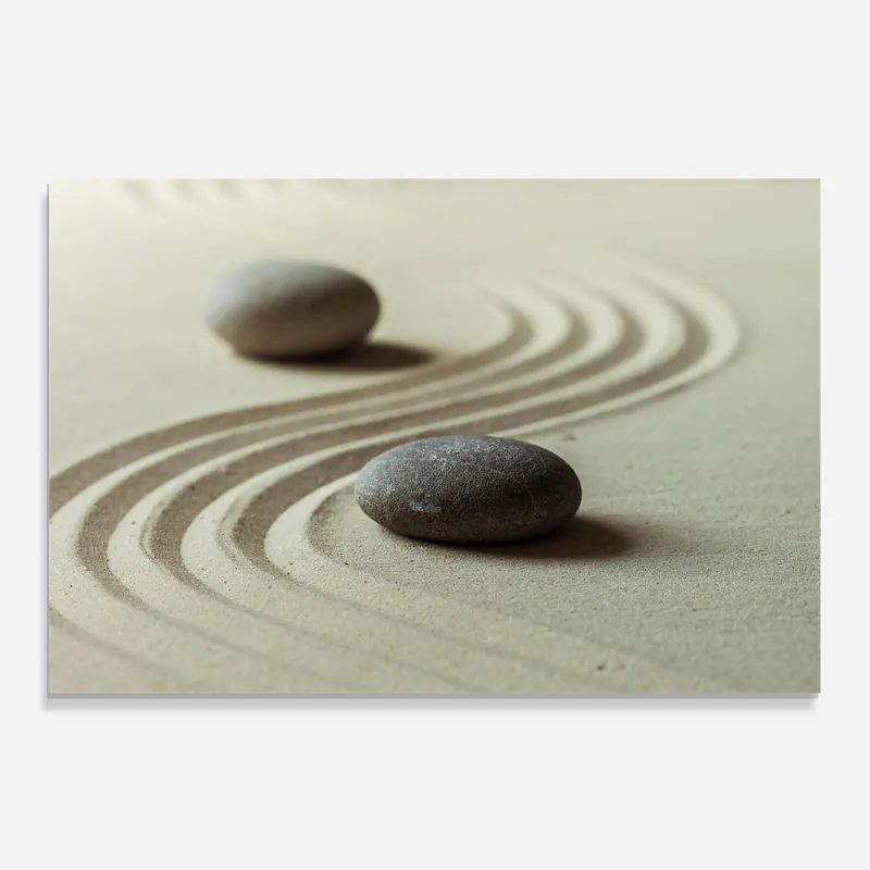 Aktuell Küchenrückwand Glas Cream Sand Stones