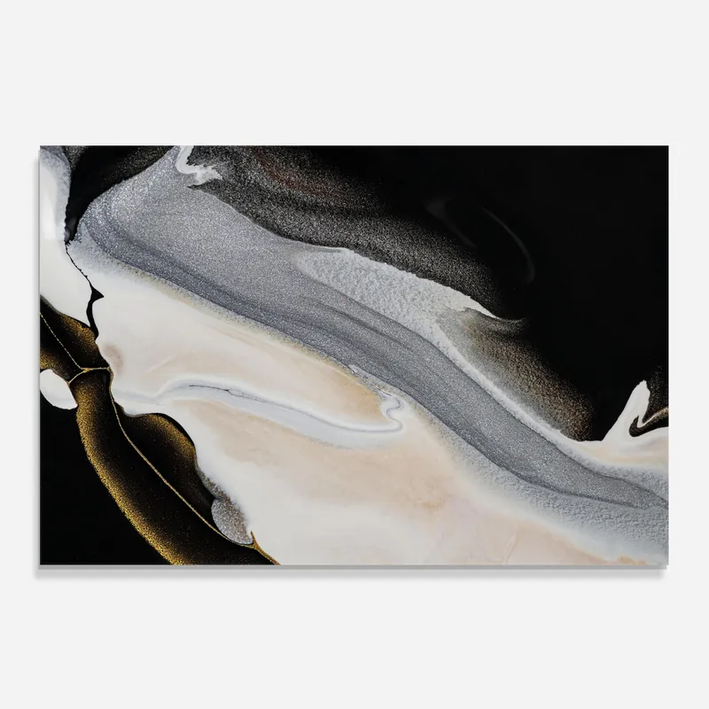 Gratis Versand Küchenrückwand Glas Black Light Grey