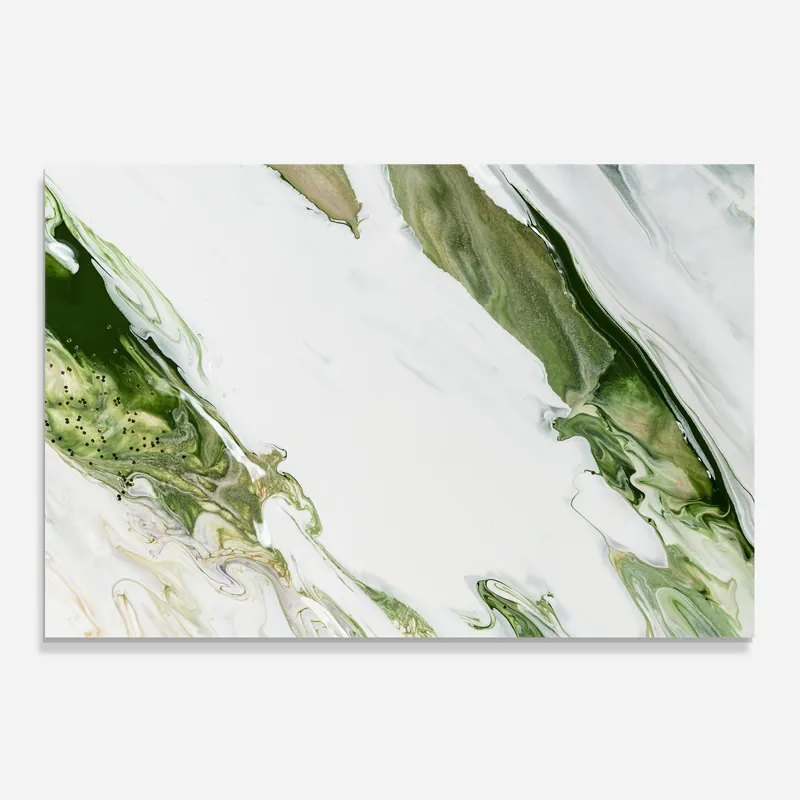 Küchenrückwand Glas Green Liquid Marble Mega-Angebot