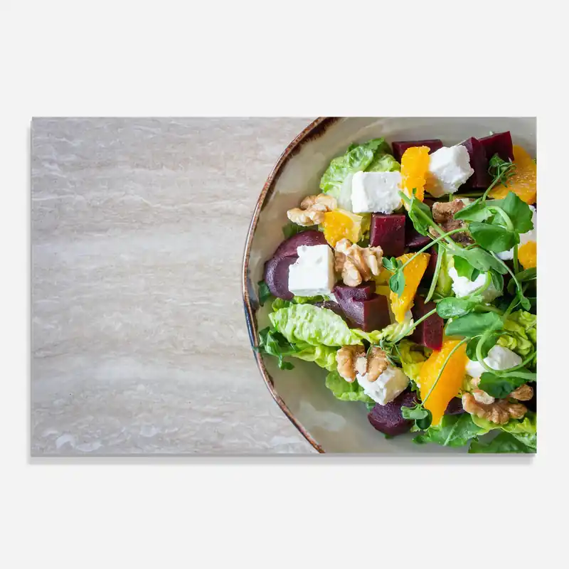 Küchenrückwand Glas Delicious Salad Sonderaktion