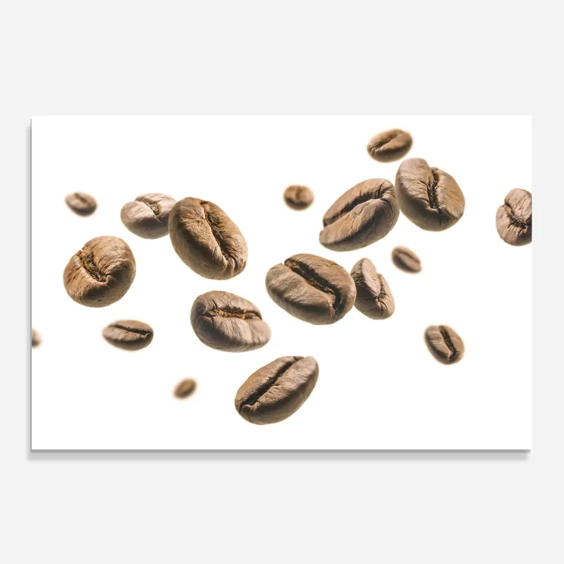 Garantierte Lieferung Küchenrückwand Glas Floating Coffee Beans
