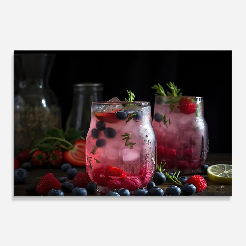 Küchenrückwand Glas Berry Ice Drink Neu Im Sortiment