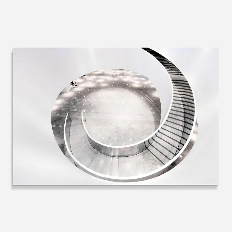Jetzt Kaufen Küchenrückwand Glas Light Grey Spiral