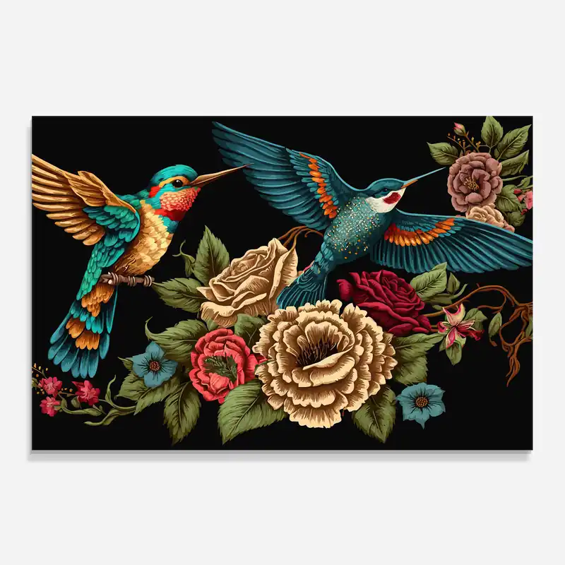 Küchenrückwand Glas Blue Birds Heißes Angebot
