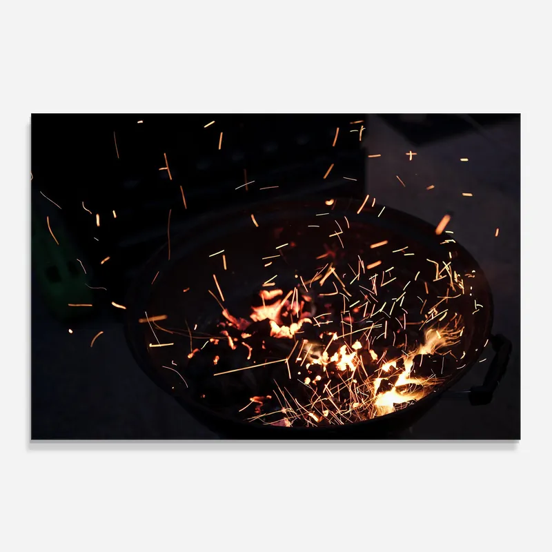 Küchenrückwand Glas Fire Little Lights Saisonangebot