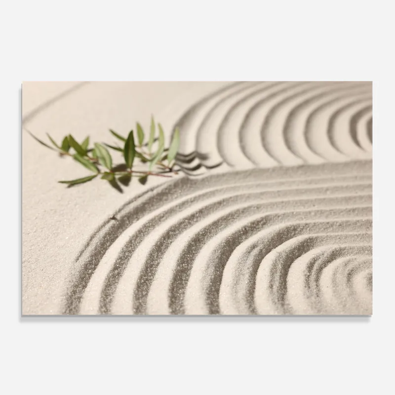 Küchenrückwand Glas Cream Zen Garden Aktuell