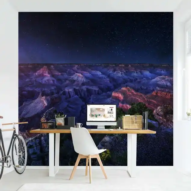 Meistverkauft Grand Canyon Night Fototapete • Vliestapete + Kleister • hergestellt in Deutschland